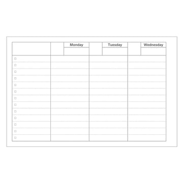 Mark's | A6 Black Weekly Planner