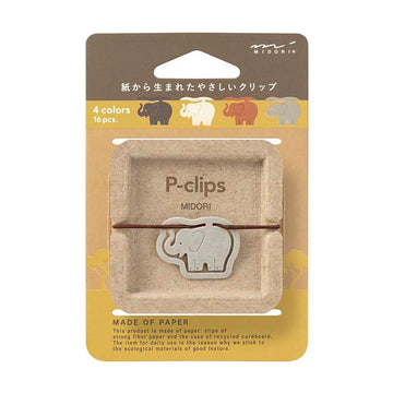 Midori | Clips de Papel P-Clips Elephant