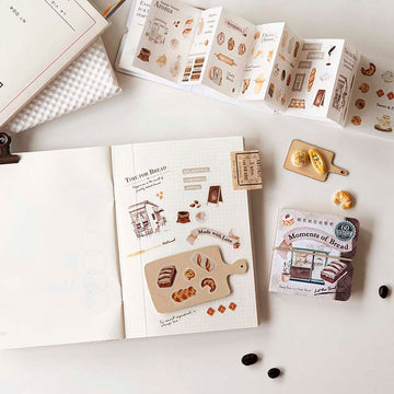Mu lifestyle | Page-Turn's Die Cut Washi Tape 05 Moments of Bire stickers