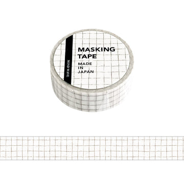 Mind Wave | Pattern Check Grid Washi Tape