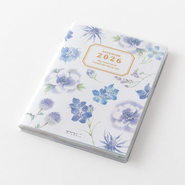 Midori | Agenda Pocket A6 Country Time Flower 2026 (Semanal)