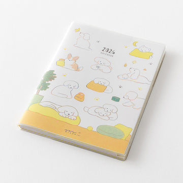 Midori | Agenda Pocket A6 Dog 2026 (Semanal)