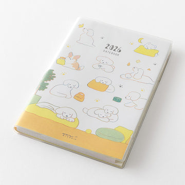 Midori | Agenda Pocket B6 Dog 2026 (Semanal)