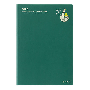 Midori | Agenda Pocket B6 Ojisan 2026 (Semanal)