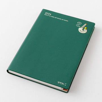 Midori | Agenda Pocket B6 Ojisan 2026 (Semanal)