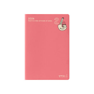 Midori | Agenda Pocket Mini Ojisan 2026 (Mensual)