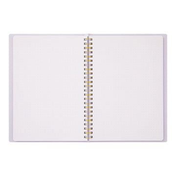 Midori | Cuaderno Anillas Color A5 Puntos Purple