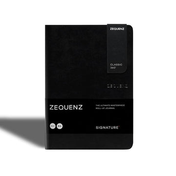 Zequenz | Cuaderno Signature Classic B6 Black (Cuadros)