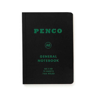 Penco | Soft PP A6 Black Notebook (stripes)
