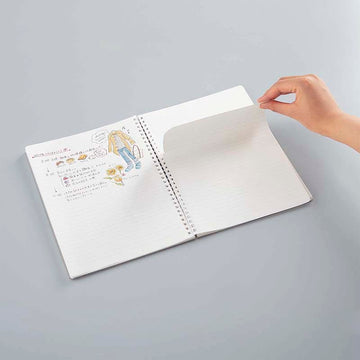 Kokuyo | Soft Ring A5 Natural Beige Notebook (stripes)