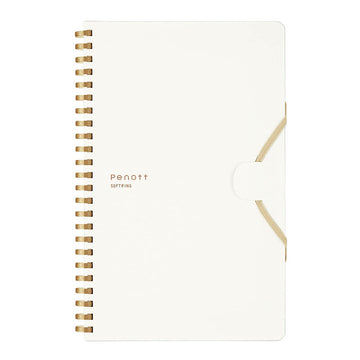 Kokuyo | Cuaderno Soft Ring Penott A5 White (Cuadros)