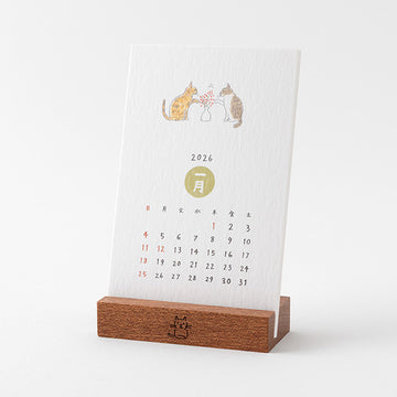 Midori | Calendario Stand 2026 Cat