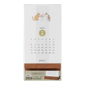 Midori | Calendario Stand 2026 Cat