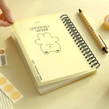 Iconic | Album to save sticker collecting Book cream yellow stickers