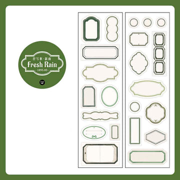 Infeel.me | Pegatinas en Rollo Transcription Frame Fresh Rain