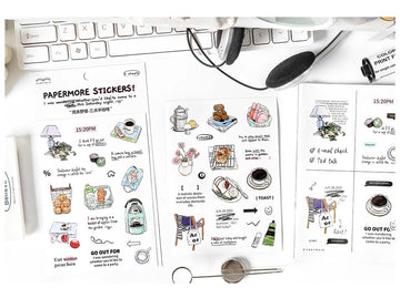 Papermore | Pegatinas Weekend Picnic Coffee At 3pm