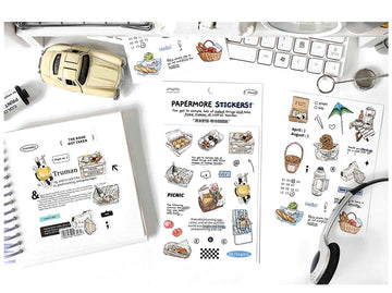 Papermore | Pegatinas Weekend Picnic Waiting For Donuts