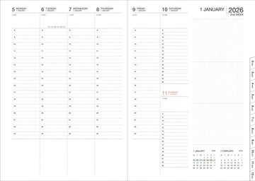 MARK'S | Agenda A5 Gradient Blue 2025-2026 (Semanal)