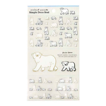 RyuRyu | Pegatinas Animal Parade Polar Bear