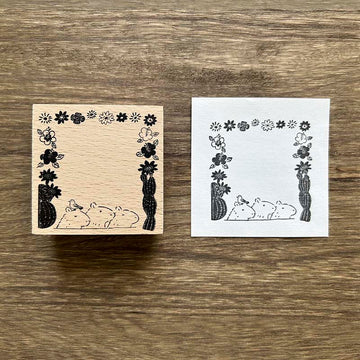 Art CO | Capybara and Nature Frame Stamp
