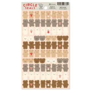 RyuRyu | Pegatinas Circle Teddy Bear