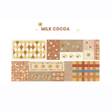 Card Lover | Collage Illusion Washi Tape Milk Cocoa