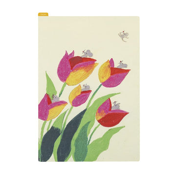 Hobonichi | Plantilla de Escritura Pencil Board A5 Keiko Shibata (Swaying Tulips)