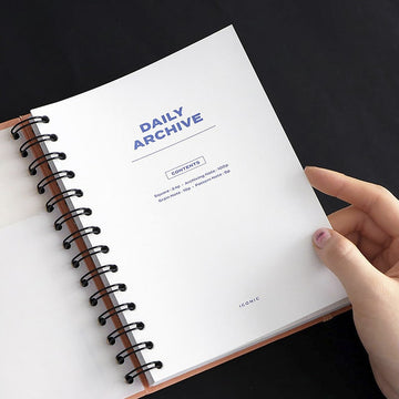 Iconic | Daily Archiving Book Custard Planner