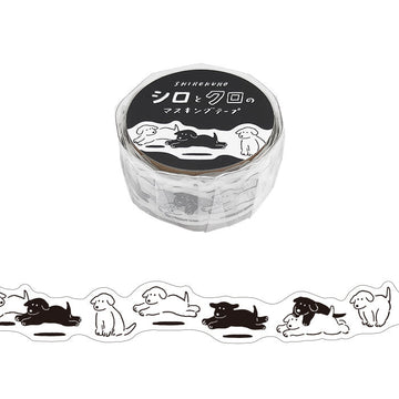 Mind Wave | Die Cut Shirokuro Inu-Tachi Washi Tape
