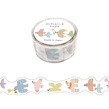 Mind Wave | Die Cut Hokkori Bird Washi Tape