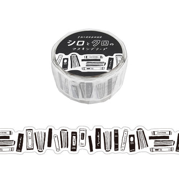 Mind Wave | Die Cut Shirokuro Books Washi Tape