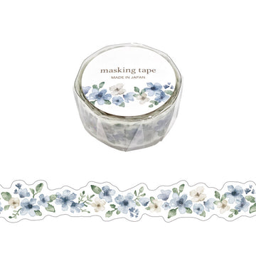 Mind Wave | Die Cut Palette Flower Blue Washi Tape