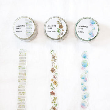Mind wave | Die Cut Hana Brown Washi Tape