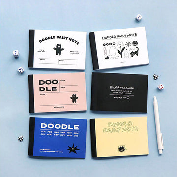 Iconic | Doodle Daily Mini Blue Planner