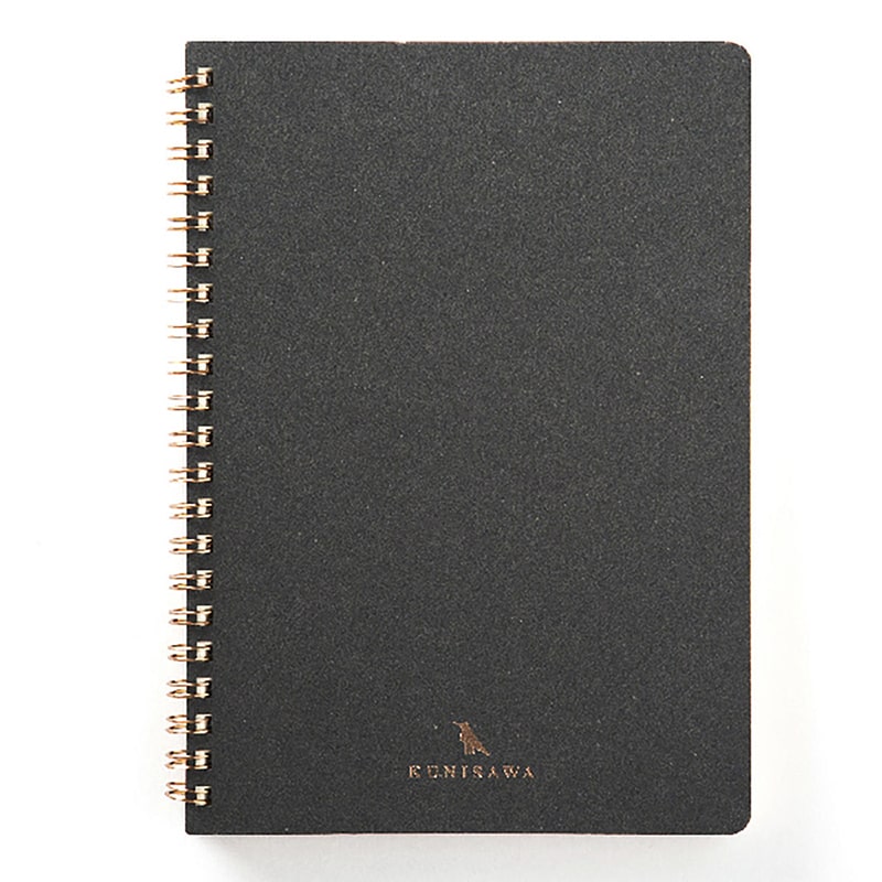 Kunisawa | Cuaderno A5 Find Ring Note Charcoal