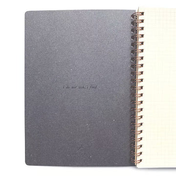 Kunisawa | Cuaderno A5 Find Ring Note Charcoal