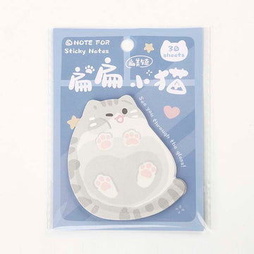 Note for | Adhesive notes Flat Cat Short Hair