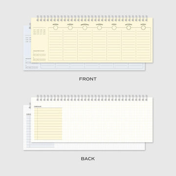 Iconic | Flow Butter Yellow Weekly Planner