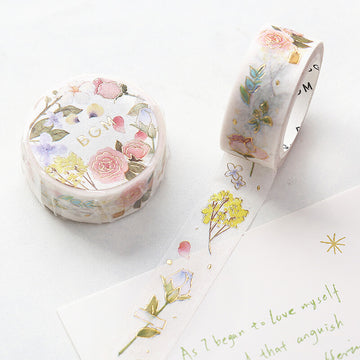 Bgm | FOIL FLOWER POEM WASHI TAPE