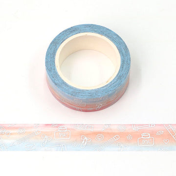 MZW | Foil Stationery Pattern Washi Tape