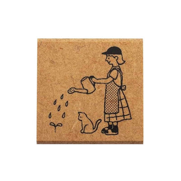 Kodomo No Kao | Fudan No Hanko Girl Watering Stamp