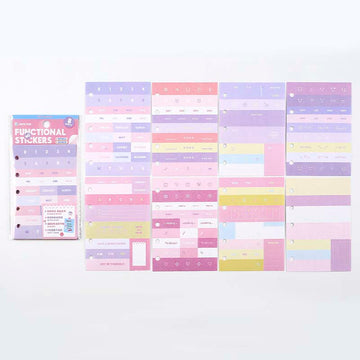 Note for | Purple functional stickers set