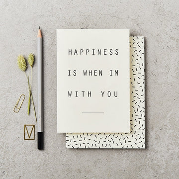 Katie Leamon | Tarjeta de Felicitación Happiness
