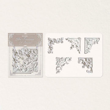 Mo card | Decorative corner hollow relief down fantasy