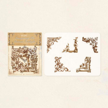 Mo card | Decorative corner hollow relief corner twilight reverie