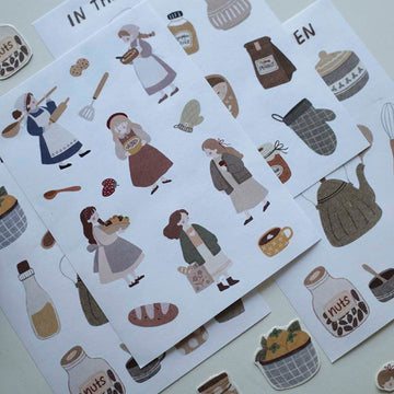 Yier | Set of stickers in the kitchen