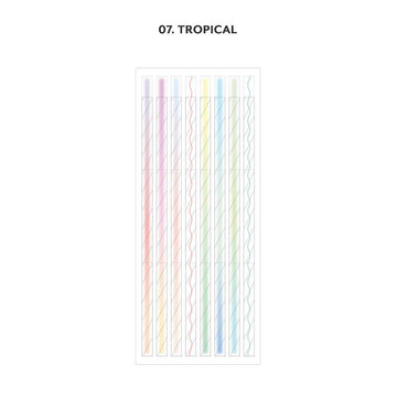 Iconic | Long Text and Page Markers Blur Tropical