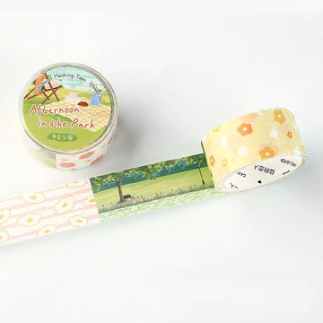 Card Lover | Initial Glow Of Sunrise Washi Tape Afternoon In The Park
