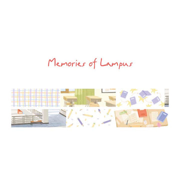 Card Lover | Initial Glow of Sunrise Washi Tape Memories of Campus