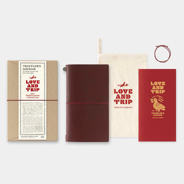 Traveler's Company | Cuaderno Traveler's Notebook Regular LOVE and TRIP